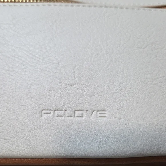 NWT White and Tan Women's Bag - Picture 2 of 11